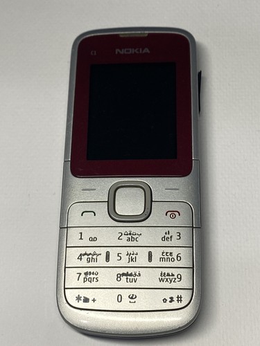 Nokia C Series C1-01 - Red Gray Unlocked Cellular Phone Used V.Good Battery 2010 - Picture 9 of 22