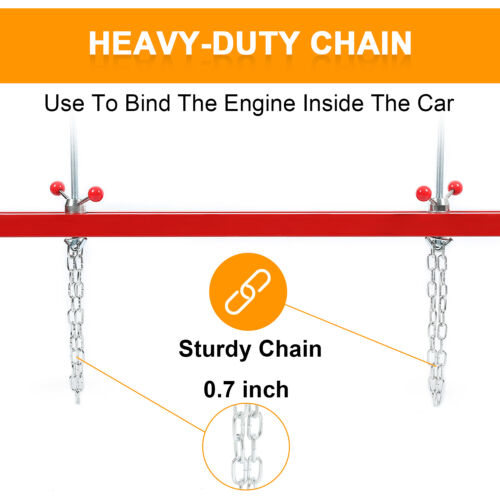 Engine Support Bar 1100 LBS Capacity Motor Transverse Bar Engine Load Leveler - Picture 6 of 24