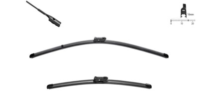 SWF | Scheibenwischer ORIGINAL VISIOFLEX SET 2 Flachbalkenwischblatt Vorne