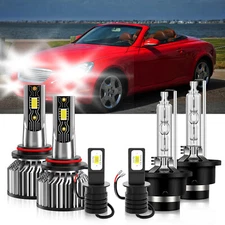 For Lexus SC430 2006-2010 6x LED HID Headlight Bulb High/Low Beam Fog Light Kit
