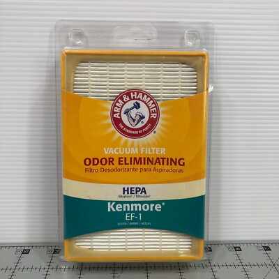 Arm & Hammer Odor Eliminating Hepa Vacuum Filter 63618D Kenmore EF-1