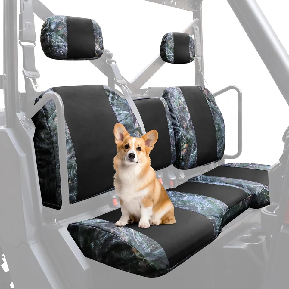 Cubierta de asiento Ranger XP 1000 camuflada para Polaris Ranger XP 1000/Crew XP 1000 2018-2025 Foto 3 de 4