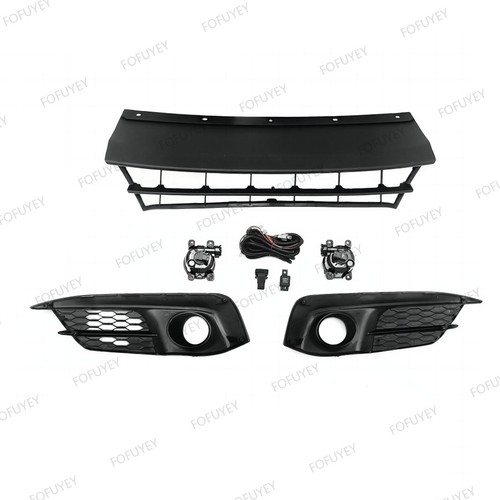 5PC For CIVIC 2016-2018 Lower Grille Fog Light w/ Bezel wiring harness switch - Picture 4 of 6