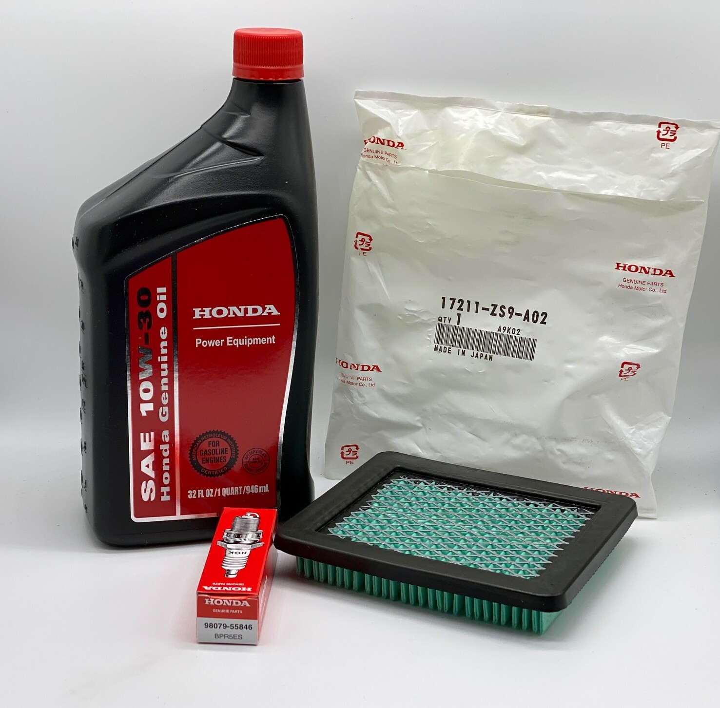 Honda EU3000 MAINTENANCE KIT AIR, OIL, Spark Plug, EU3000is SAME DAY