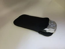 Flip Top Black Soft Padded Pouch Protective Sleeve Case for PSP 1000/2000/3000