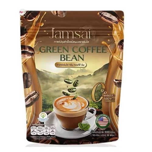 6x Jamsai Green Coffee Bean Instant Powder Mix Drink No Sugar Control Hunger - 第 12/14 張圖片