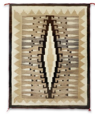 Handmade Navajo Rug Size 5x8 Native American style Modern rug Free Shipping