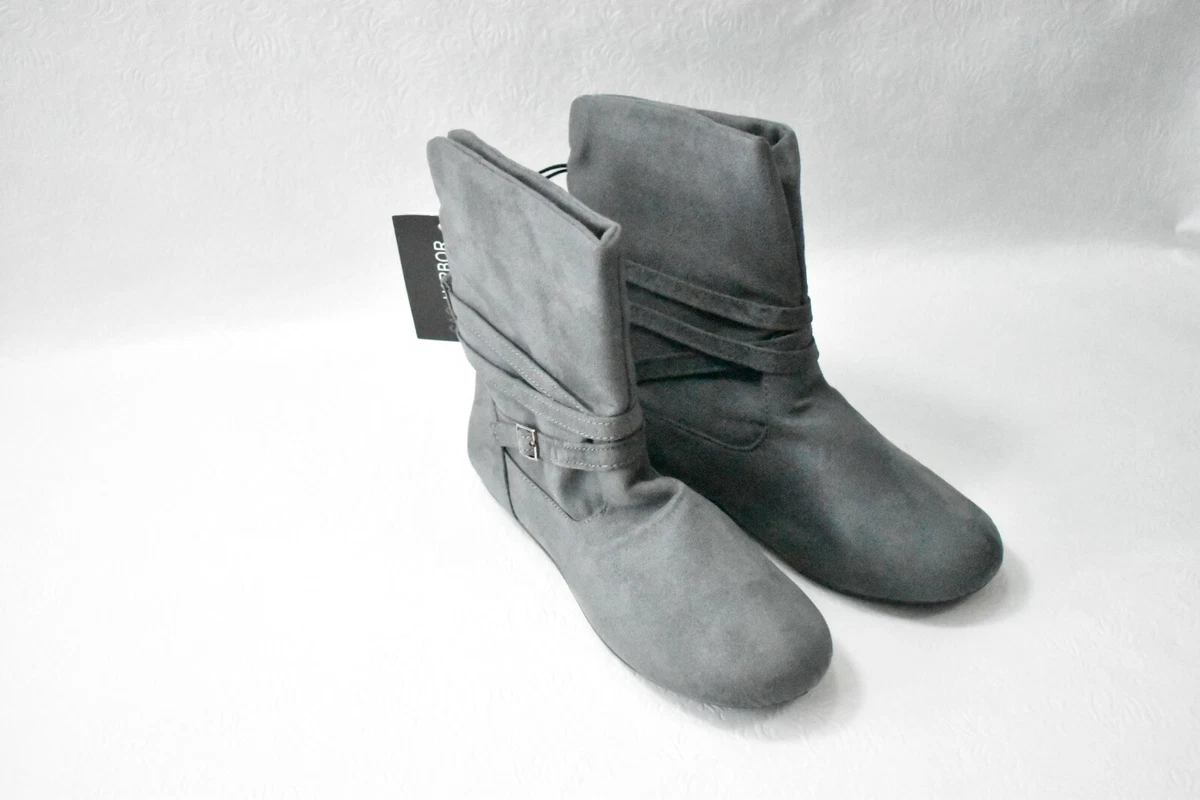 Sag Harbor Boots Gray Size 9 Women s New eBay