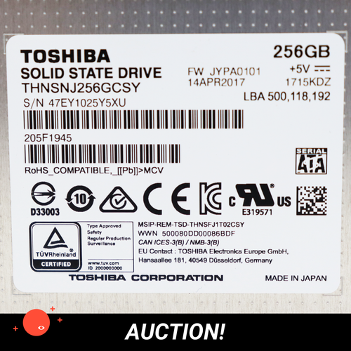 7xHPE/TOSHIBA 240/256GB SSD 6GBs 2.5 SATA VARIOUS BATCH - Afbeelding 3 van 4
