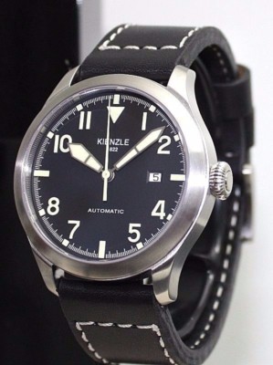 KIENZLE  Aerotool Herrenuhr  Automatik  ETA 2824-2  Datum Lederband  5 BarW.R.