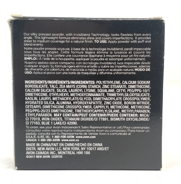 Avon True Color Golden Fair Mattifying Powder 11.34 g 0.4 oz New Old Stock NIB - Image 2 of 3