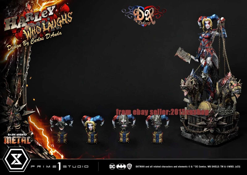 Prime 1 Studio MMDCMT-13DXS Dark Nights: Metal 1/3 Harley Quinn Deluxe Bonus Ver Foto 4 de 4