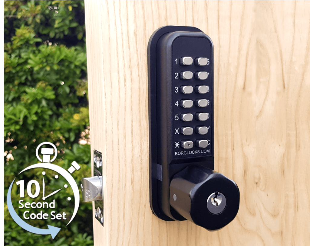 BORG BL2701 ECP MG Pro Marine grade Digital Lock with Key Override