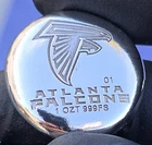 Atlanta - Falcons - Football - NFL - 1 Troy Ounce - 999 Fine Silver