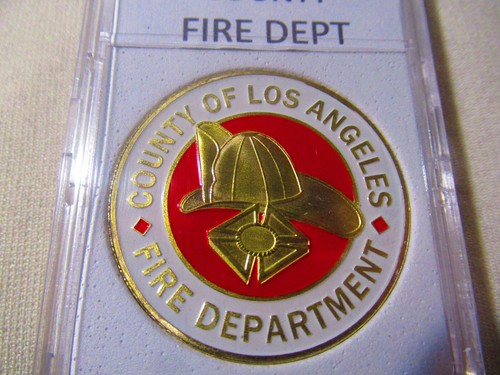 Moneda de desafío del Departamento de Bomberos del Condado de Los Ángeles - Imagen 6 de 12