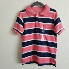 NWT Polo Shirt The Children's place, Size 3T, pink, white and voue stripes