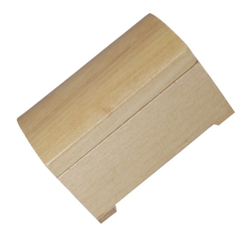 Miniature Wooden Wooden Chest Box Miniature Treasure Box Nursery Pretend Toy - 第 3/12 張圖片