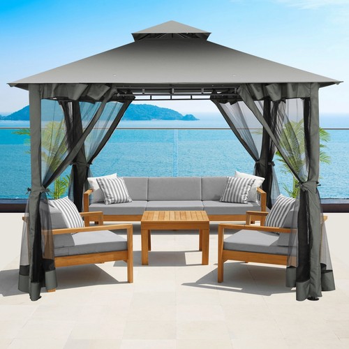 Partyzelt Pavillon 3x3/3,6x3,6/3x6m Gartenzelt Bierzelt Wasserdicht UV-Schutz DE - Bild 65 von 138