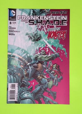 Frankenstein Agent of S.H.A.D.E. #8 2012 DC Comics 7.0 Comic Book K66-71