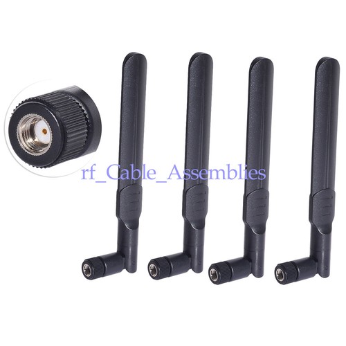 4x Dual Band WiFi Antenna For Wireless Router Mini PCI Express PCIE Network Card - Picture 2 of 6