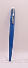 Eversharp by Parker Big E Vintage Light Blue Cartridge Fill Pen--medium-used