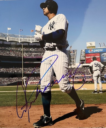 Alex Rodriguez Signed autographed New York Yankees 11x14 Photo w/PROOF COA - Picture 3 of 5