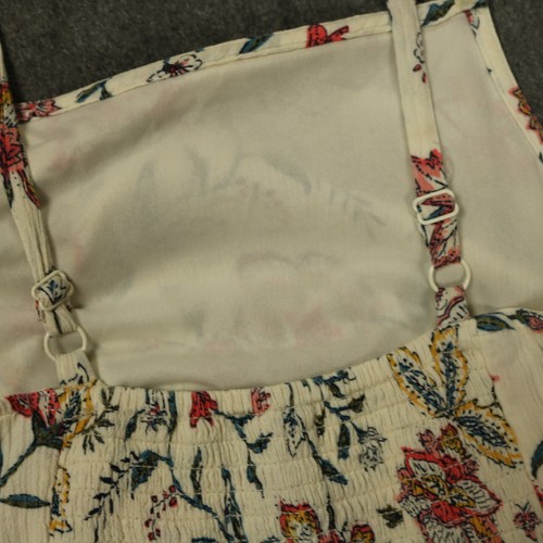 Old Navy Floral Adjustable Strappy Sleeveless Smocked Midi Dress Girls L (10-12) - Picture 12 of 21