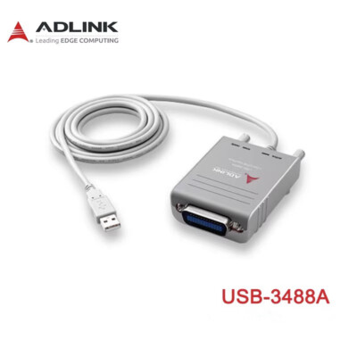 High performance IEEE-488.2 GPIB card with ADLINK USB-3488A USB ...