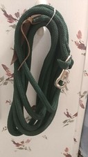 HUNTER GREEN 22' LONGE LINE LEAD ROPE W/LOOP BULL SNAP FOR PARELLI TRAINING