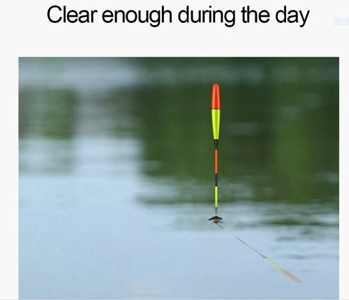 Smart Fishing LED Light Floats Gravity Sensing Color Change X 2 With Battery - Picture 2 of 4
