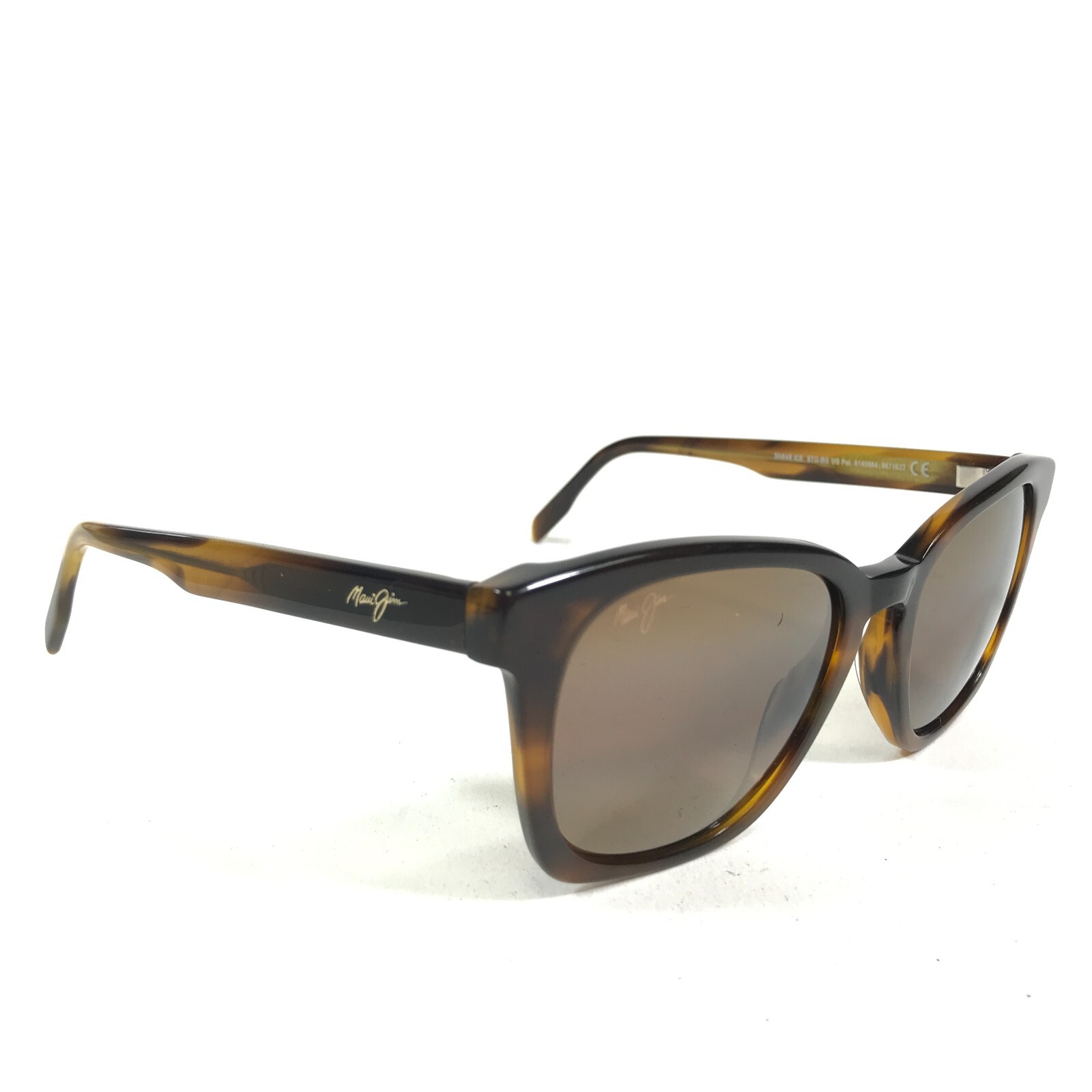 Maui Jim Sunglasses MJ533-10 SHAVE ICE Tortoise Square Frames w