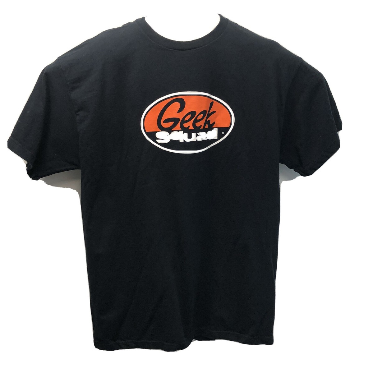Best Buy Geek Squad XL Tee Shirt Black eBay