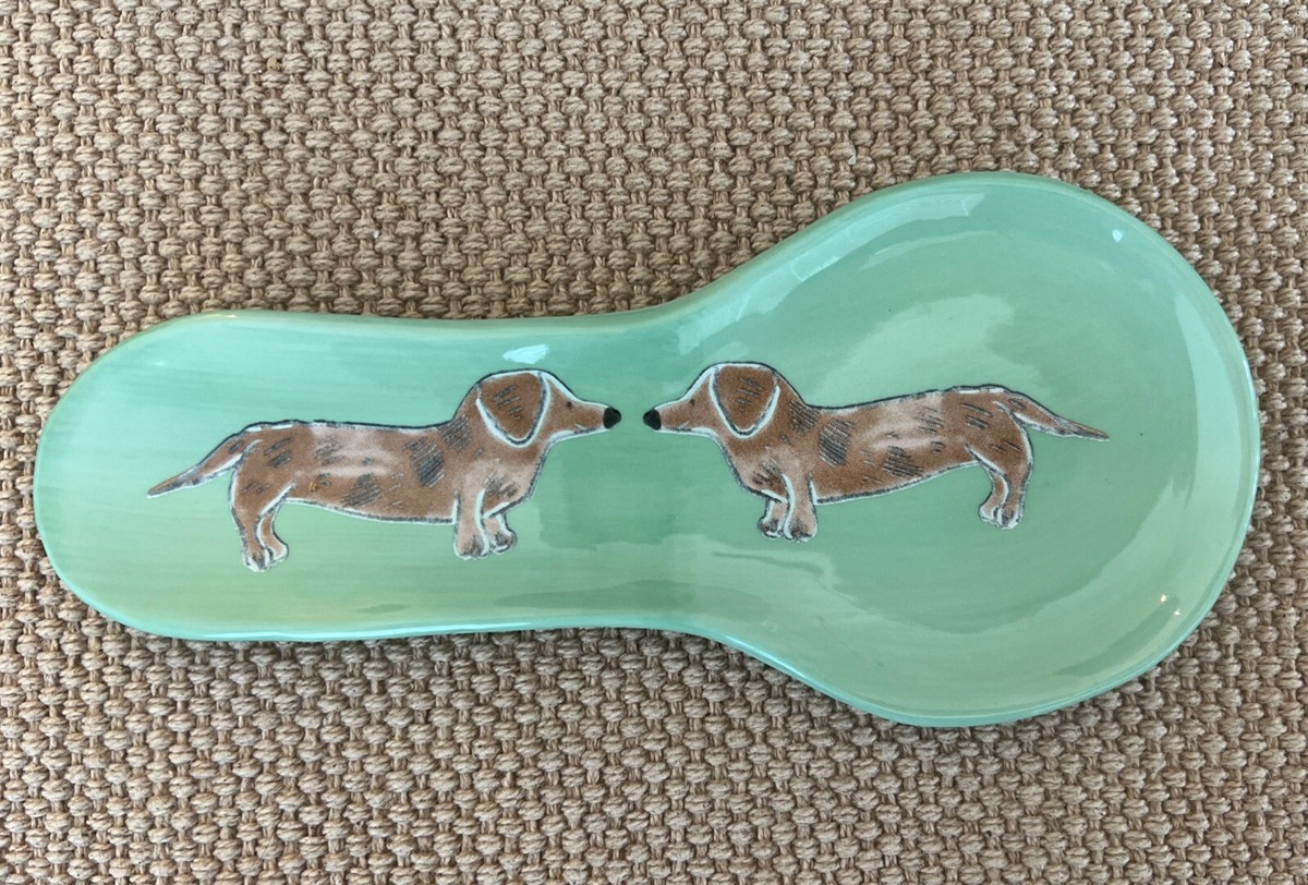 Anthropologie Dachshund Spoon Rest Gemma Orkin Wiener Dogs Puppies