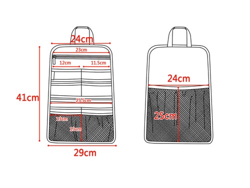 Backpack Insert Organizer Office File Document Storage Business Organizer - Picture 14 of 24