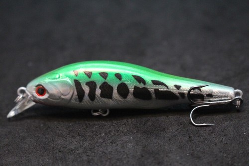 Señuelo de pesca Jerkbai con señuelo 3 1/3 pulgadas Minnow aguas poco profundas para pesca de lubina M597 - Imagen 110 de 151