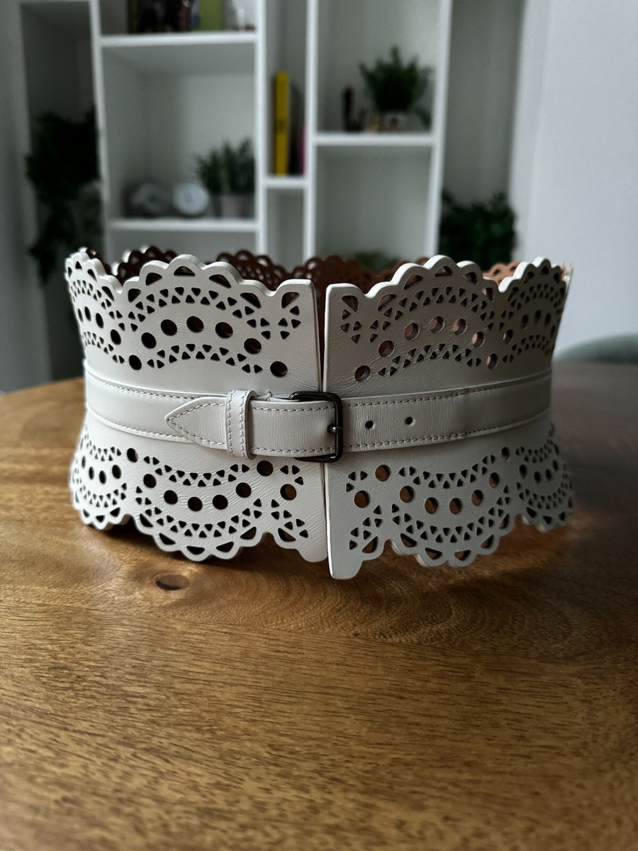 azzedine alaia corset belt