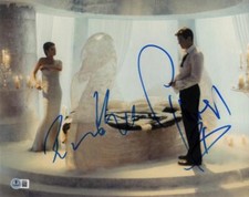 Pierce Brosnan & Rosamund Pike Signed Autograph 11x14 Photo w/ Beckett COA