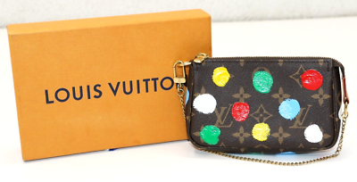 Louis Vuitton Mini Pochette Accessoires Yayoi Kusama Painted