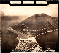Dutch Harbor Naval Base Amaknak Island Unalaska Alaska 1946 Photo Aerial View