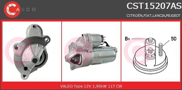 Démarreur pour Citroën Xsara Picasso 2.0 HDi et Peugeot 307 406 pièces de rechange moteur 12V