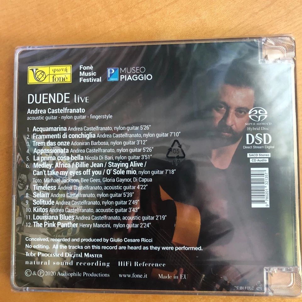DUENDE  LIVE / Andrea  Castelfranato - Rare  DSD / SACD - FONE 213 - Bild 2 von 2