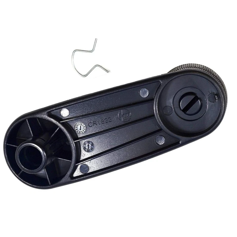 2 NUEVAS manivela de ventana manual negras para Ram Dakota Wrangler Compass Patriot Foto 3 de 3