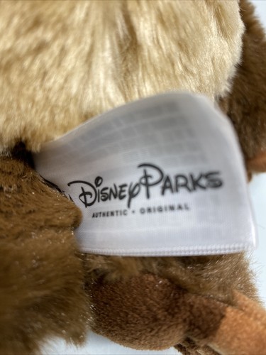 Auténtico juguete suave/peluche suave/marrón esponjoso original de 10" de Star Wars ewok de los parques Disney - Imagen 21 de 21