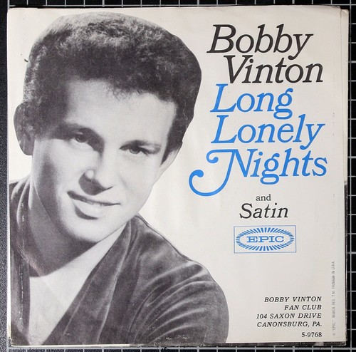 Bobby Vinton 45 Picture Sleeve lot NO RECORDS PS only Rare HTF Group of 4 EPIC - Picture 3 of 6