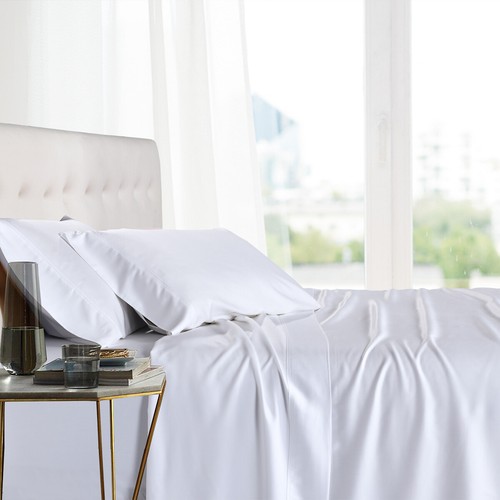 California King Bed Sheet Set- 100% Bamboo Ultra Cool Soft Deep Pocket Sheets - Picture 6 of 16