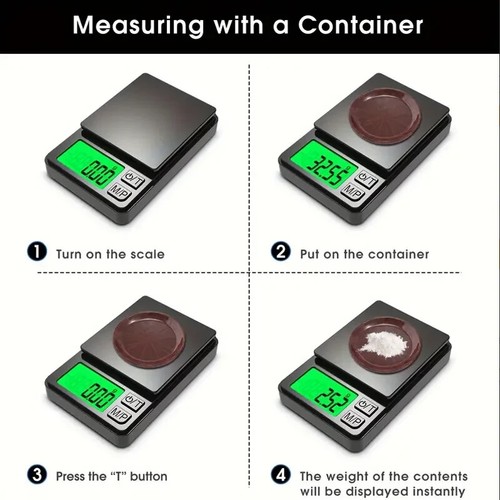Precision Digital Pocket Scale 1000g x 0.01g Food Jewellery Ounce Grain UK Stock - Picture 3 of 15