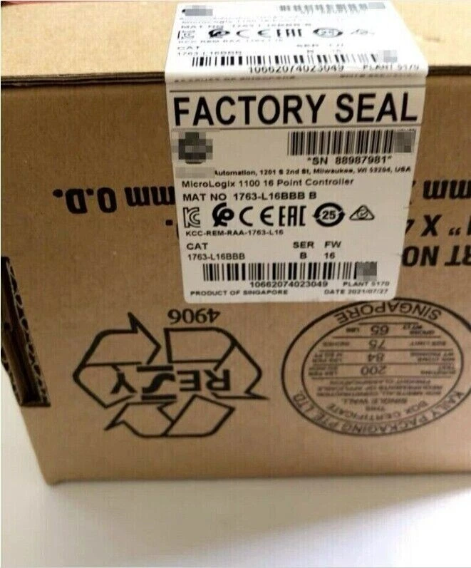 New AB 1763-L16BBB MicroLogix 1100 16 Point Controller 1763L16BBB US Free Tax - Image 2 of 2