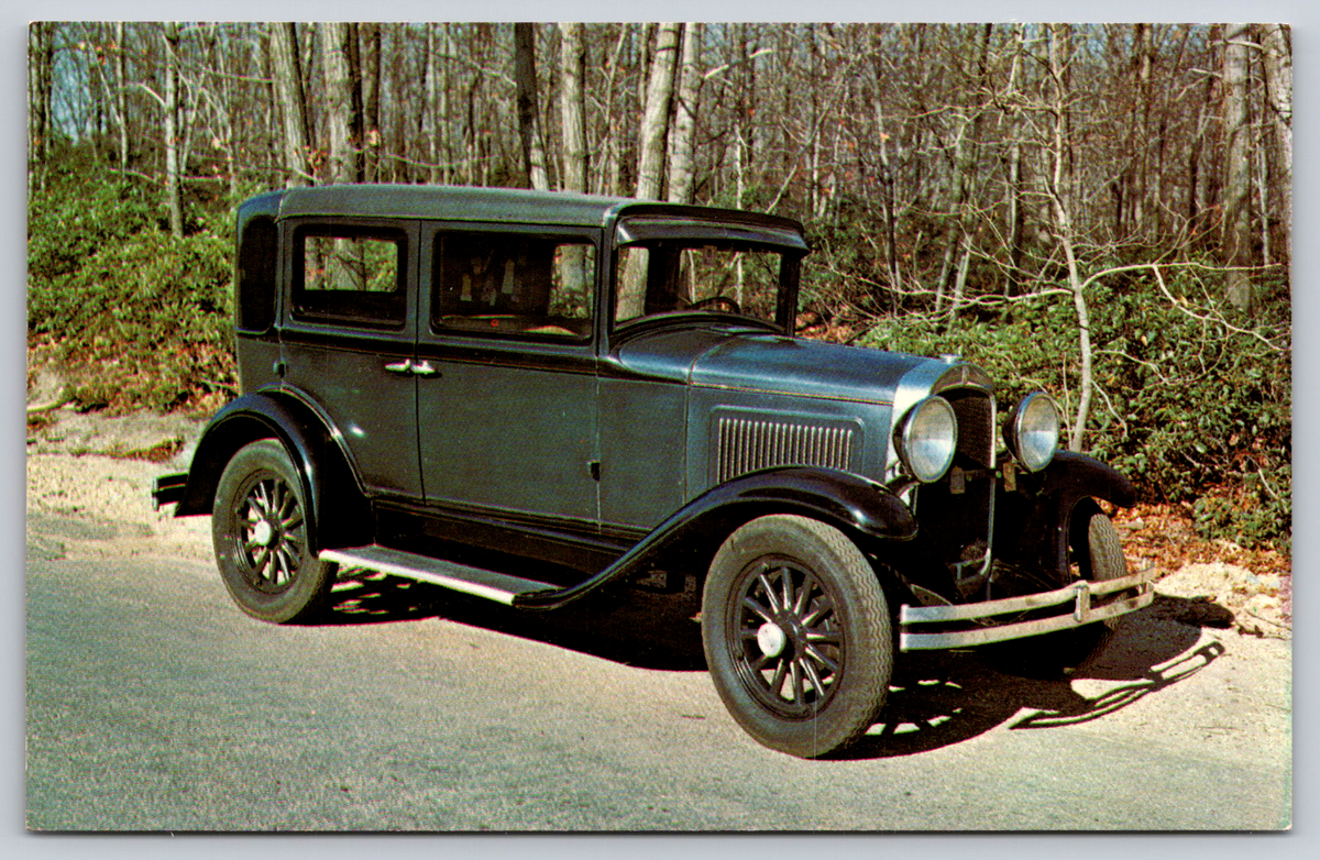 Postcard New Jersey Antique Auto Museum 1930 Whippet Four Door