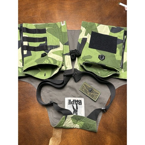 2018 Japan Bape Autumn/Winter Season Splinter Camo Military Vest Bag Olive Drab - Picture 11 of 17