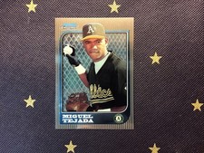 Miguel Tejada 1997 Bowman Chrome Refractor Rookie RC #273 Athletics 